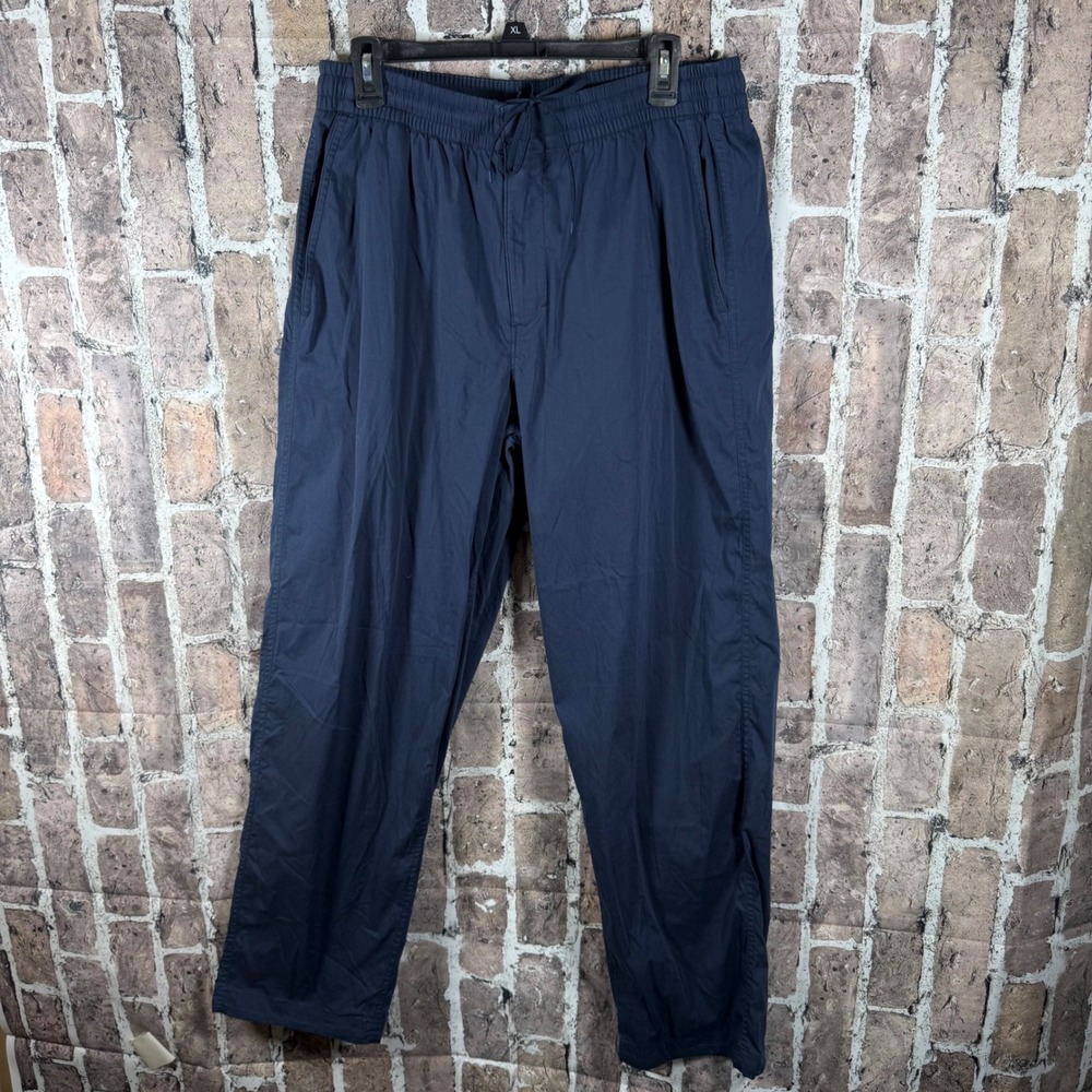 Lululemon Bowline Pant L Mens Navy Blue Stretch Utility Joggers Drawstring Tech